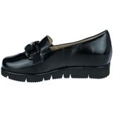 Instappers - Effen - Glad Leer/Lak - Platte Hak