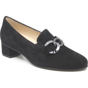 Hassia - 303056 - Pumps - Zwart - Suède - Wijdte H