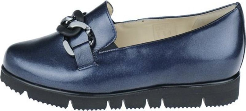 Hassia - Pisa - Instapper - Donker Blauw - Crushlack Leder