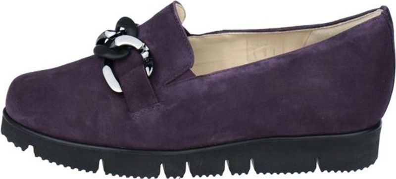 Hassia - 301537-8100 - Instappers - Rood - Suède - Binnenvoering Leer - Zool Rubber