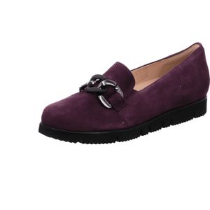 Hassia - Pisa - Dames Instappers - Plum - Suède - Lichtgewicht