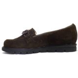 Hassia - 3-01578 Instappers - Darkbrown - Leer