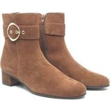 Hassia Siena Enkellaarsjes - Enkelboots met rits - Dames - Bruin