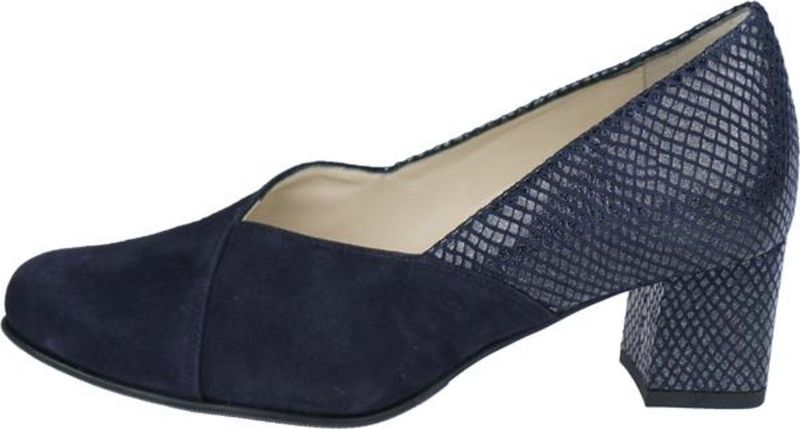 Hassia - Florenz - Dames Pump - Donkerblauw - Suède - Comfort Fit