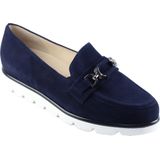 Hassia - Pisa - Instapper - Donker Blauw - Suède - Leer Voering