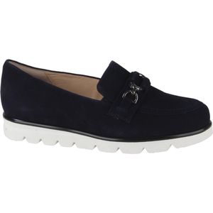 Hassia - Pisa - Instapper - Donker Blauw - Suède - Leer Voering