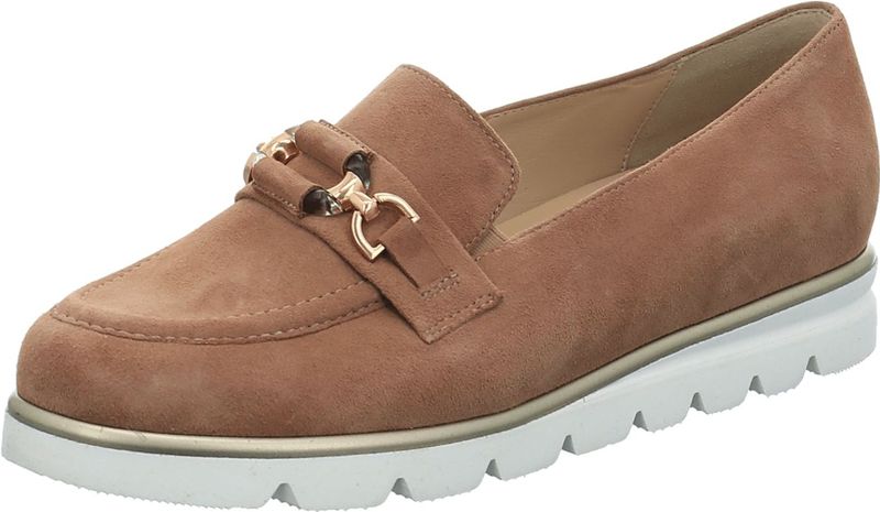 Hassia - 301552-2300 - Instappers - Beige - Suède - Leer