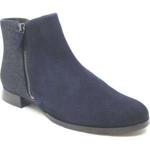 Hassia - Madeira - Enkellaars - Blauw - Suède - Uitneembaar Voetbed