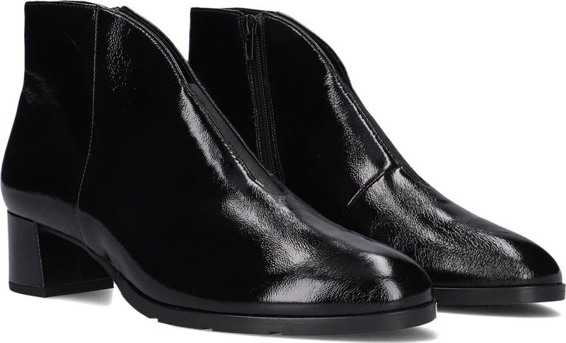 Hassia - 8-304811 Enkellaarzen - Zwart - Leer