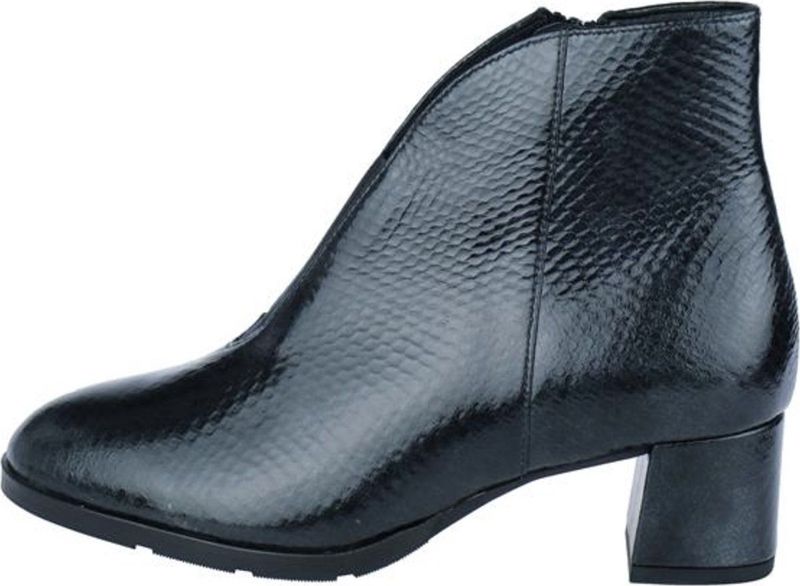 Hassia - 8-304815 Enkellaarzen - Darkgrey - Leer