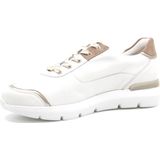 Hassia - Dames Sneakers - Veelkleurig - Leer - Bordeaux en Camel