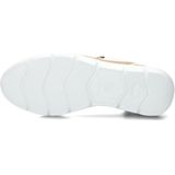 Hassia - Dames Sneakers - Veelkleurig - Leer - Bordeaux en Camel