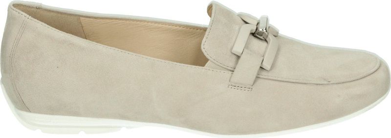 Hassia - 301742 - Instappers - Wit/beige - Suede/Rubber