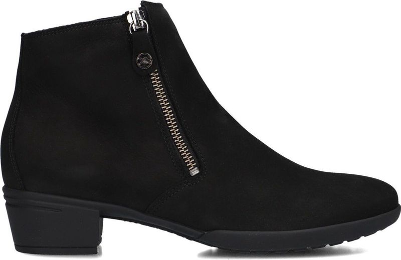 Hartjes - 172.0173 - Enkellaarzen - Zwart - Wijdte G