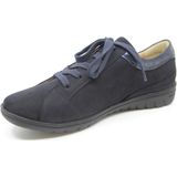 Hartjes - Casual Shoe - Veterschoen - Donkerblauw - Nubuckleer en Nappaleer