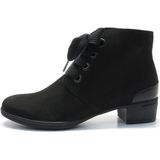 Hartjes - 172.0217 Enkellaarzen - Zwart - Wijdte H