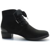 Hartjes - 172.0217 Enkellaarzen - Zwart - Wijdte H