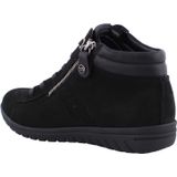 Hartjes - Hoge Sneaker - Zwart - Nubuck - Rits