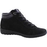 Hartjes - Hoge Sneaker - Zwart - Nubuck - Rits