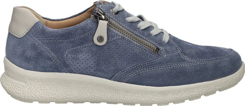 Hartjes - Rap Shoe - Sneakers - Jeansblauw - Suède Leer