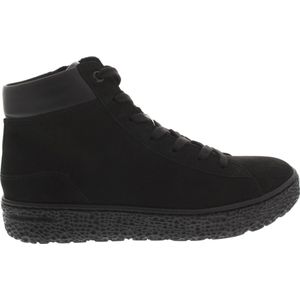 Hartjes Sneakers Dames - Lage sneakers Damesschoenen - Nubuck - 172 1410 - Zwart