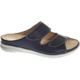 Hartjes - 122.1114/99 - Dames Slippers - Blauw - Leer