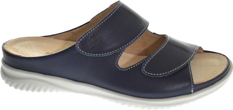 Hartjes - 122.1114/99 - Dames Slippers - Blauw - Leer