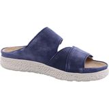 Hartjes - 122.1221/99 - Dames Slipper - Blauw - Uitneembaar Voetbed - Wijdte H - Maat 36
