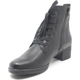 Hartjes - Veterboot 172.0242/99 - Zwart - Leer - Vetersluiting en Rits