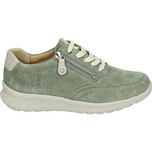 Hartjes 162.1604/99-70.31 Dames Veterschoenen - Groen - Nubuck