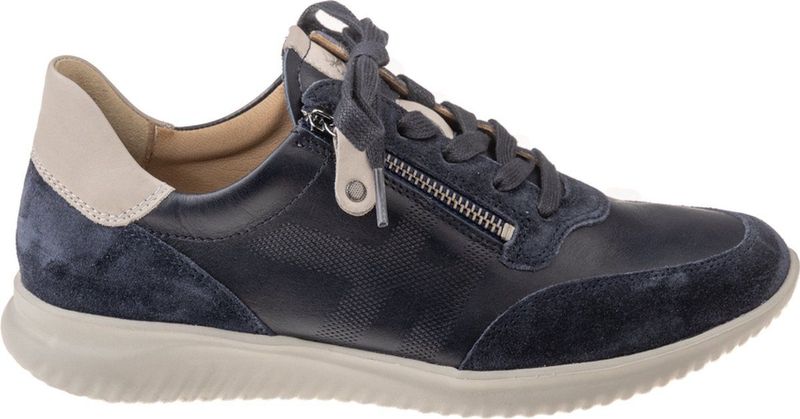 Hartjes - 162113831 - Sneakers - Blauw - Suede combinatie - Leer - Rubber
