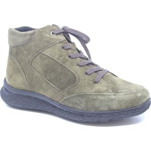 Hartjes 172 1603 91 91 Olijf groene extra brede dames veterboots