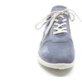 Hartjes - Breeze Shoe - Dames Veterschoenen - Jeansblauw - Suède Leer