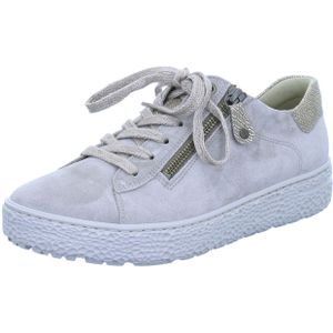 Hartjes - 162.1401/34- Dames Veterschoenen - Beige - Suède - Rubber Zool