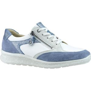 Hartjes - 162.1608 Veterschoenen - Jeans-Eisgrau - Leer