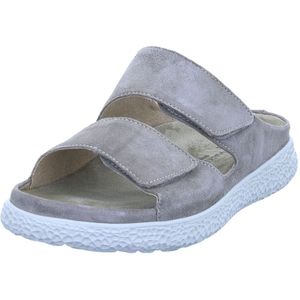 Hartjes - Nubuck Dames Slippers - Beige - Nubuck Materiaal