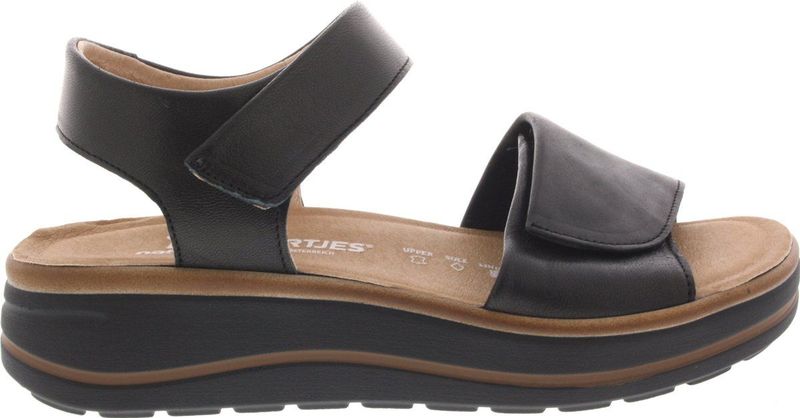 Hartjes - Woogie - Sandalen - Zwart - Leer - H-Wijdte