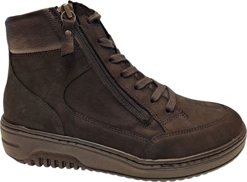 Hartjes - 172.1708/21 - Hoge Sneakers - Zwart - Dames Veterboots