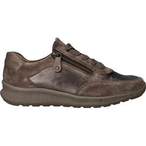 Hartjes - 162.1617/31 Dames Veterschoen - Bruin - Leer - Breedte K