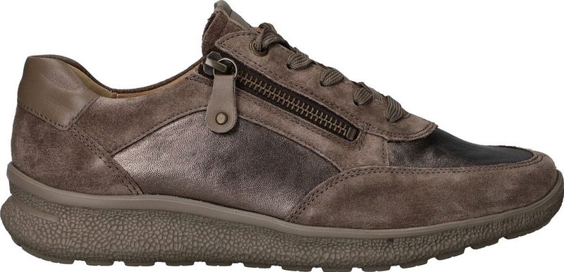 Hartjes - 162.1617/31 Dames Veterschoen - Bruin - Leer - Breedte K