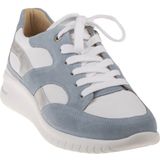 Hartjes - Wave Shoe - Lage Sneakers - Wit/Blauw - Lichtgewicht - Wijdte G½