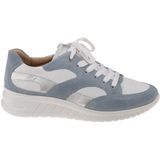 Hartjes - Wave Shoe - Lage Sneakers - Wit/Blauw - Lichtgewicht - Wijdte G½