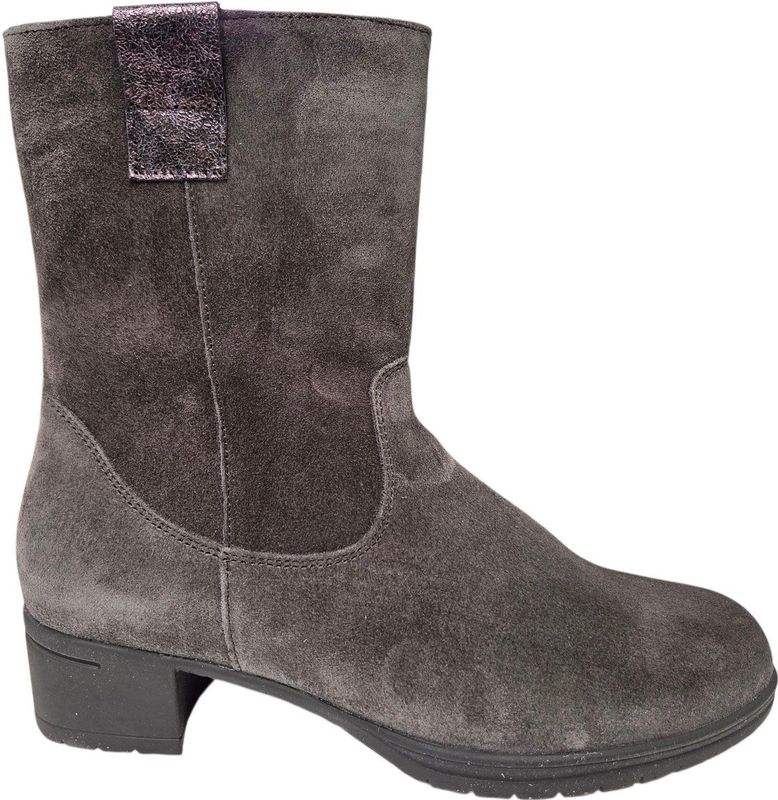 Hartjes - Hip Boot - Enkellaars - Dark Brown Smoke - 4 cm Hak