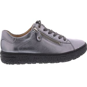 Hartjes - Phil Shoe - Dames Veterschoenen - Grau Zilver - Leder