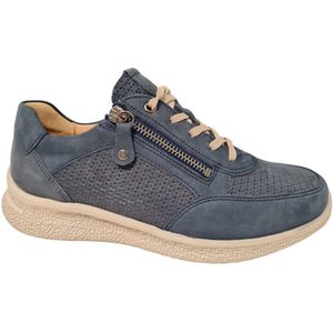 Hartjes Rap Sneakers - Nubuck - Dames - Blauw - Maat 40
