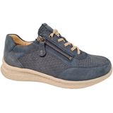 Hartjes - Dames Sneakers - Blauw - Nubuck
