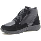 Hartjes - Katy Boot - Dameslaars - Zwart - Veloursleer en Nappaleer