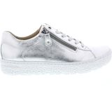 Hartjes 162.1402 Sneakers - Leren Sneaker - Dames - Zilver - Maat 41,5
