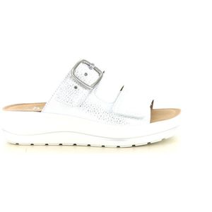 Hartjes 122.2003 - Slipper - Zilver - Leer - Wijdte H