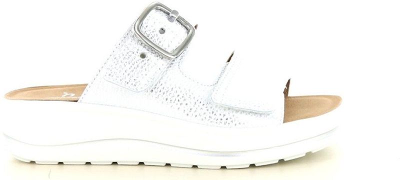 Hartjes 122.2003 - Slipper - Zilver - Leer - Wijdte H